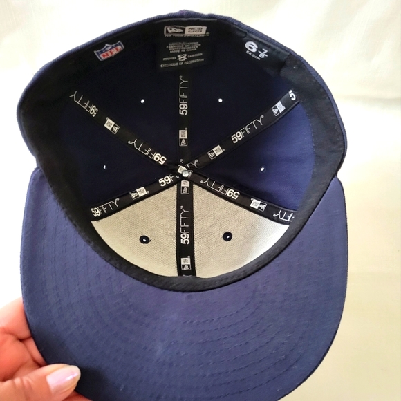 Chicago Bears 59fifty NEW ERA Fitted Hat size 6 7/8 NFL official - Picture 6 of 11